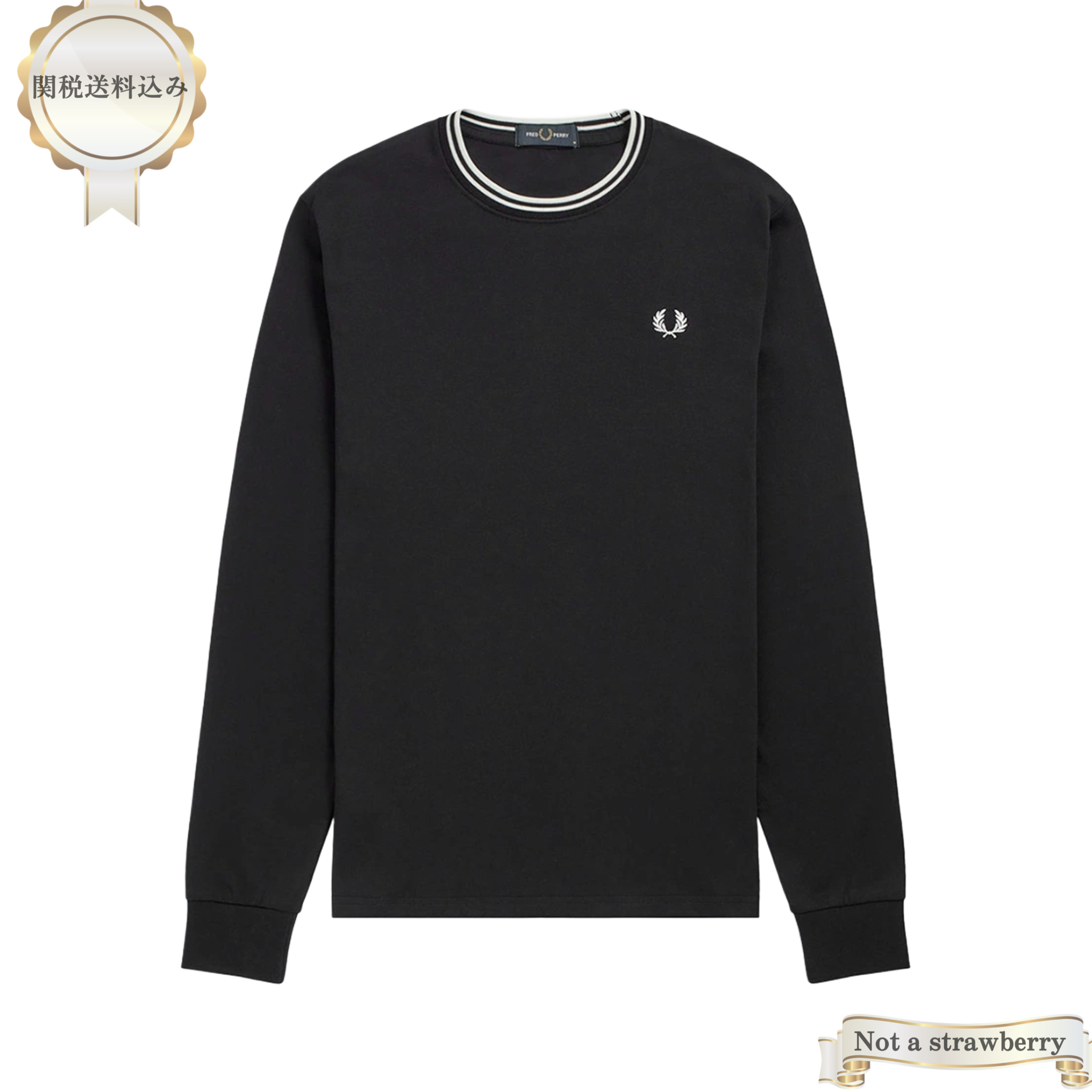 大人気 Fred Perry  長袖Tシャツ