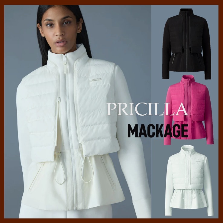 【Mackage】レディース ＊ミディアム丈 使い方3通り♪ PRISCILLA