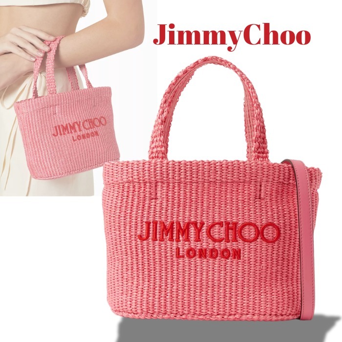 ★完売必至★Jimmy Choo★ビーチトート イーストウエスト ミニ