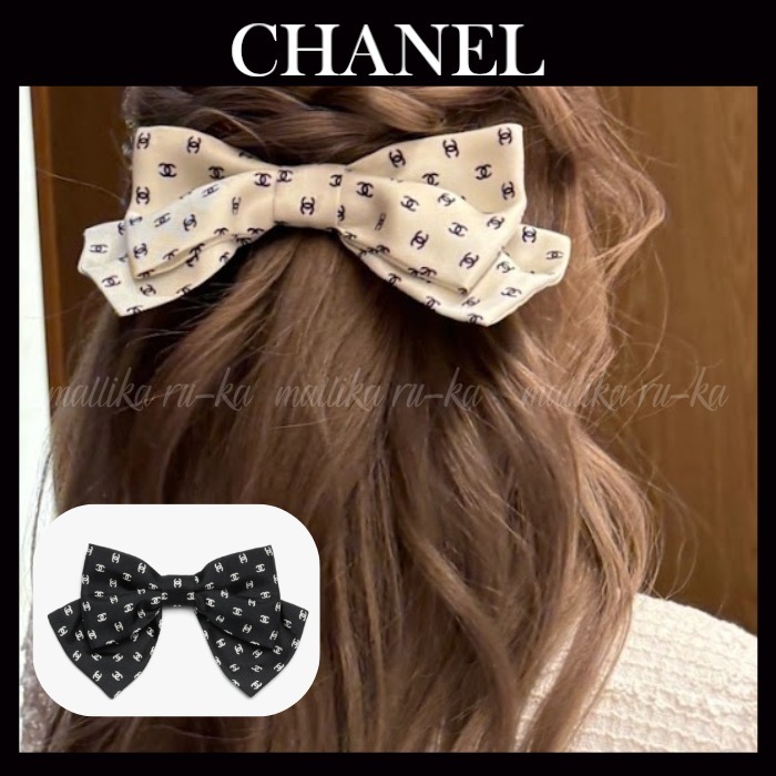 大人可愛いリボン♡【CHANEL】シャネル リボン バレッタ