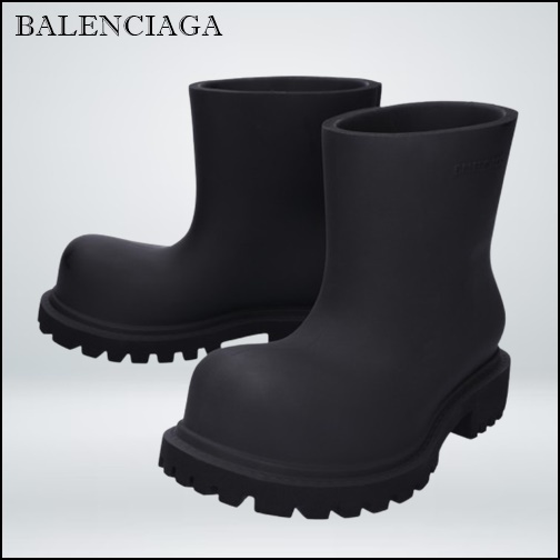 BALENCIAGA バレンシアガ ブーツ Black Eva Steroid Ankle Boots