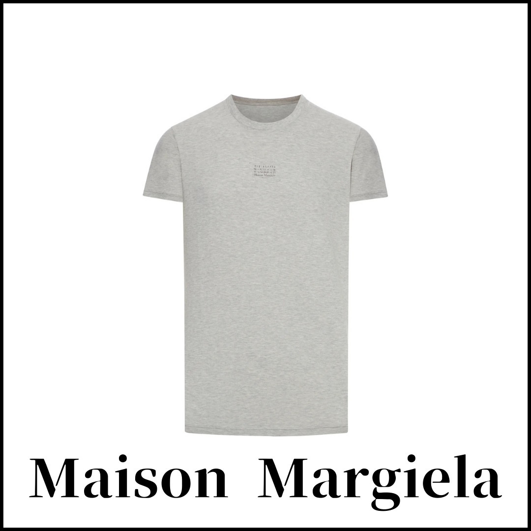 【Maison Margiela】ナンバーズ モチーフ クルーネック Tシャツ