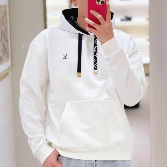 《LVロゴ》Louis Vuitton コットンフーディー