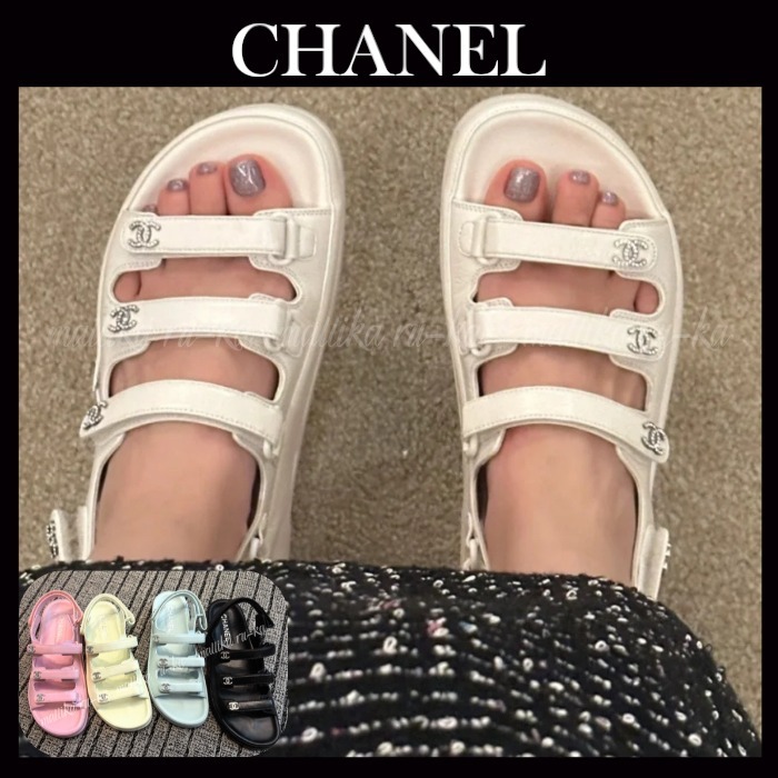 夏の必須アイテム カラバリ豊富【CHANEL】シャネルサンダル