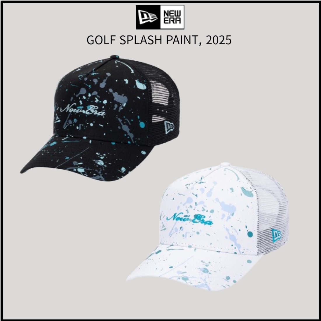 【韓国】ニューエラ■GOLF SPLASH PAINT, 2025