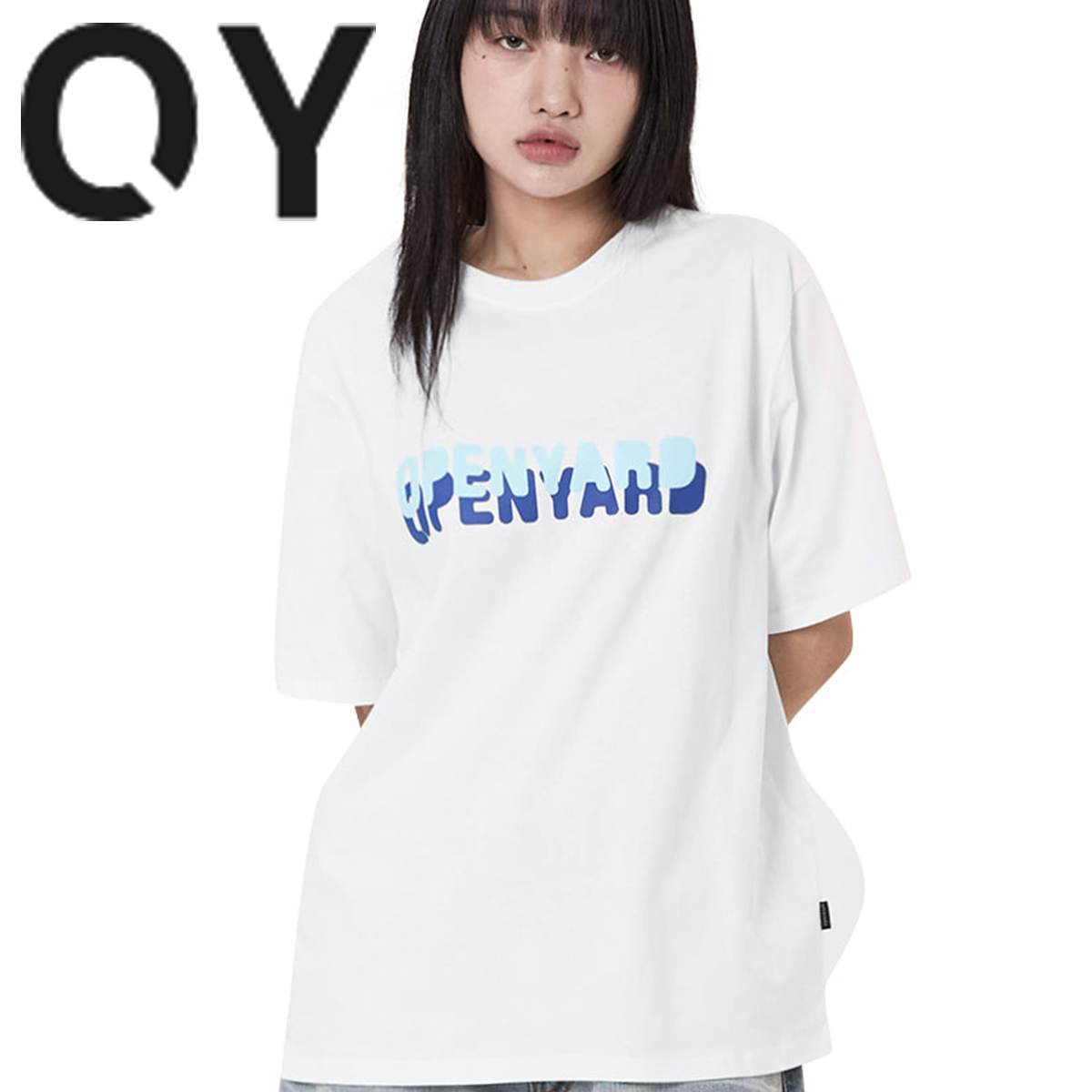 ★OY★OVERLAY LOGO TEE - WHITE★正規品/韓国直送料込/人気