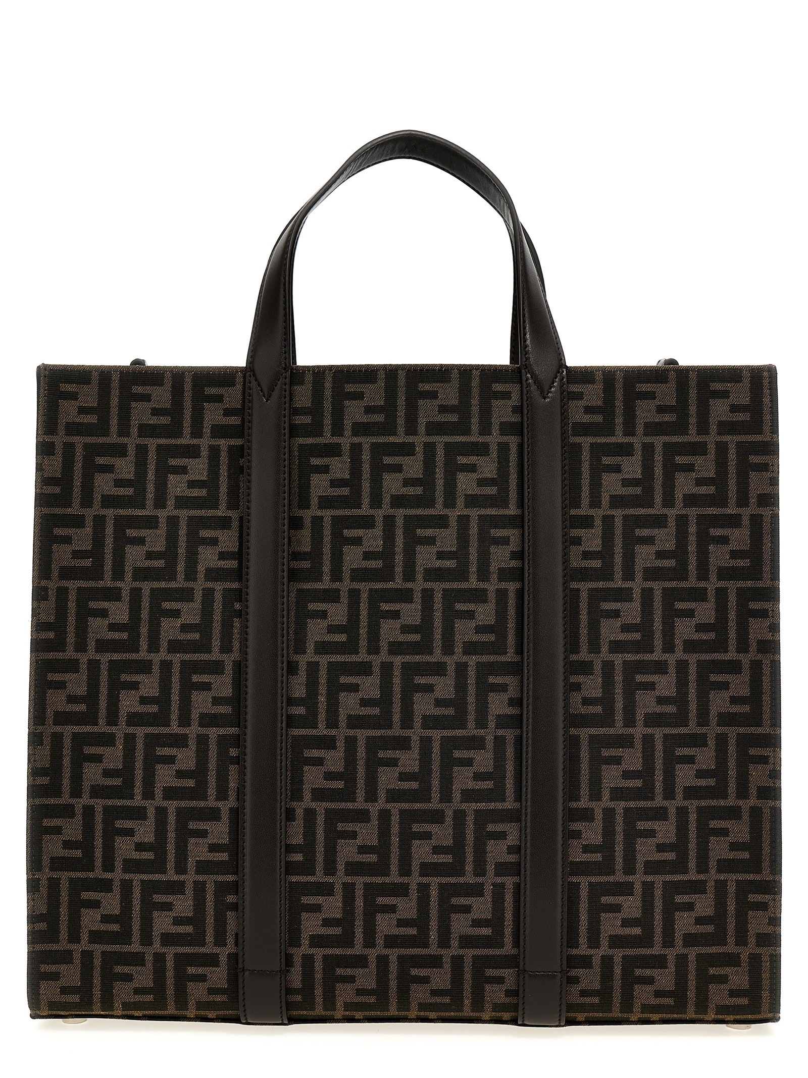 トートバッグ FENDI 'FF' shopping bag Brown