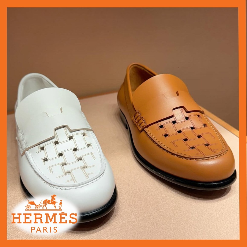 上品で高級感あり♪【HERMES】ローファー モカシン ケネディ