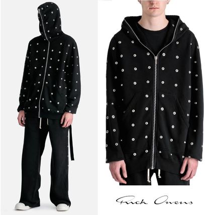 関税送料込み【RICK OWENS】DRKSHDW オーバーサイズ フーディ SH RICK OWENS(リックオウエンス) パーカー・フーディ(メンズ