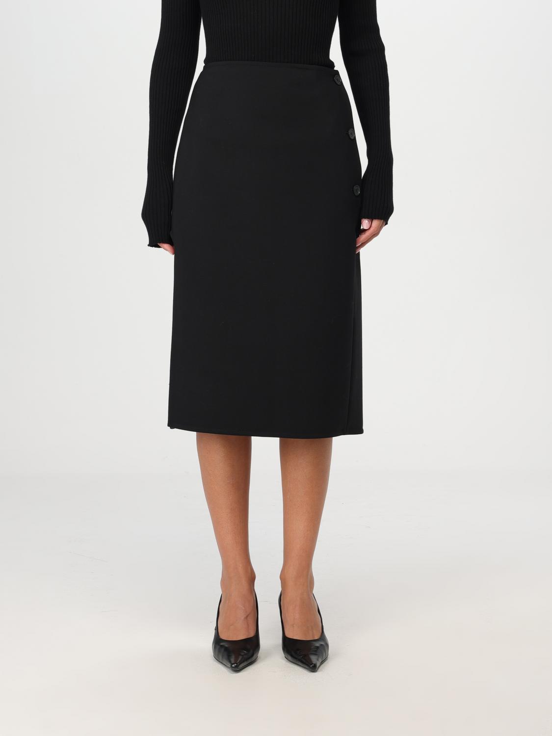 スカート COURREGES Woman Skirt Black 424CJU196W00113 9999