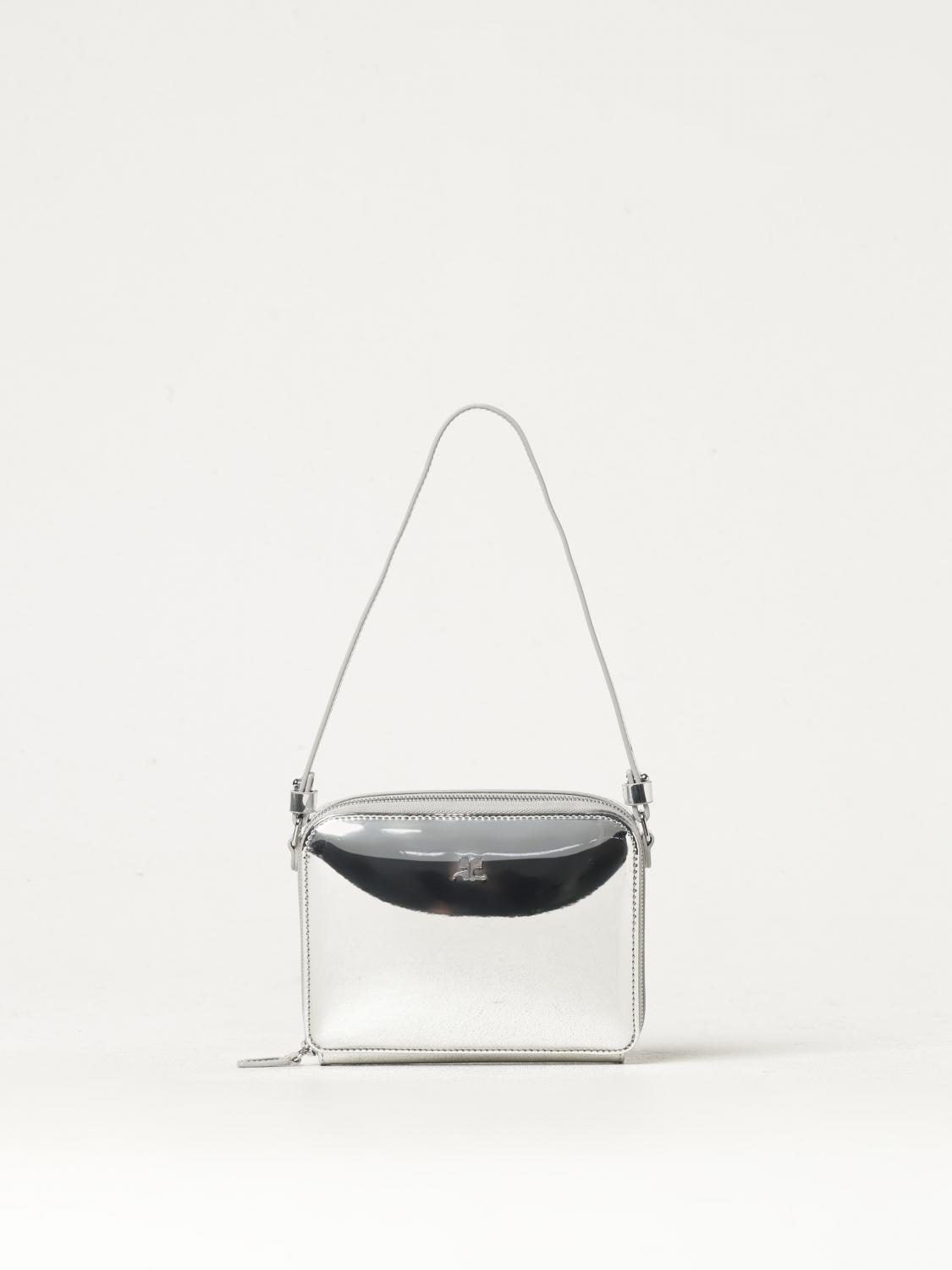 ショルダーバッグ・ポシェット COURREGES Woman Shoulder bag Silver 424GSA146PU0017 9000