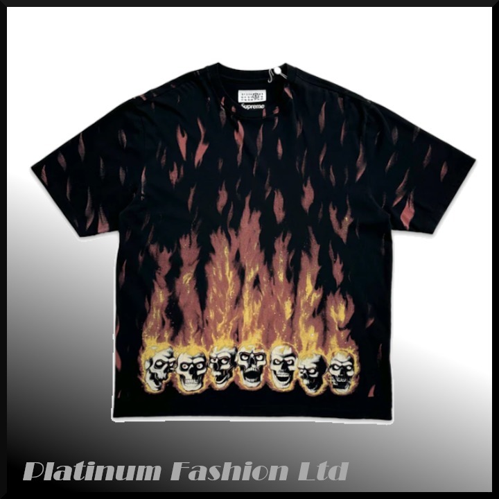 希少コラボ♪【MAISON MARGIELA × SUPREME】LIQUID BLUE TEE