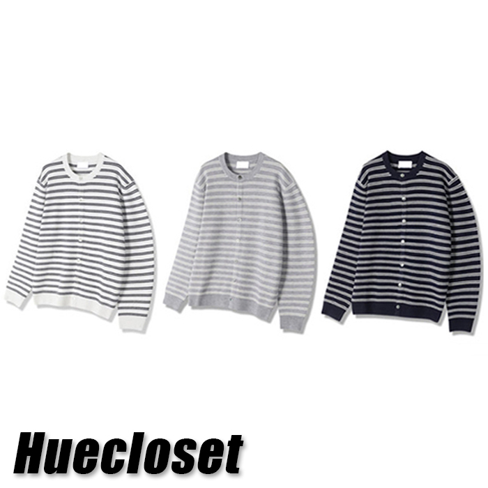 カーディガン HUECLOSET Italy Border Round Cardigan 25KERO329