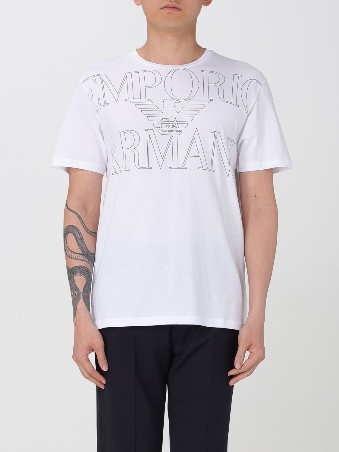 Tシャツ・カットソー EMPORIO ARMANI Men T-shirt White EM000574AF12326 U0002