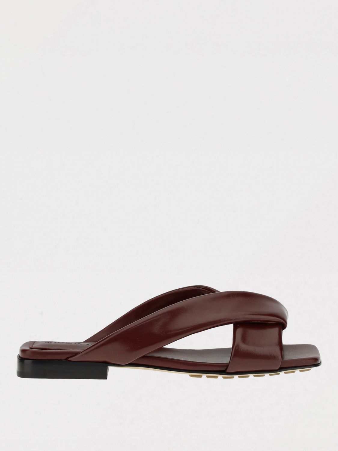 シューズ・サンダルその他 BOTTEGA VENETA Woman Flat sandals Burgundy 827569V3H90 2240