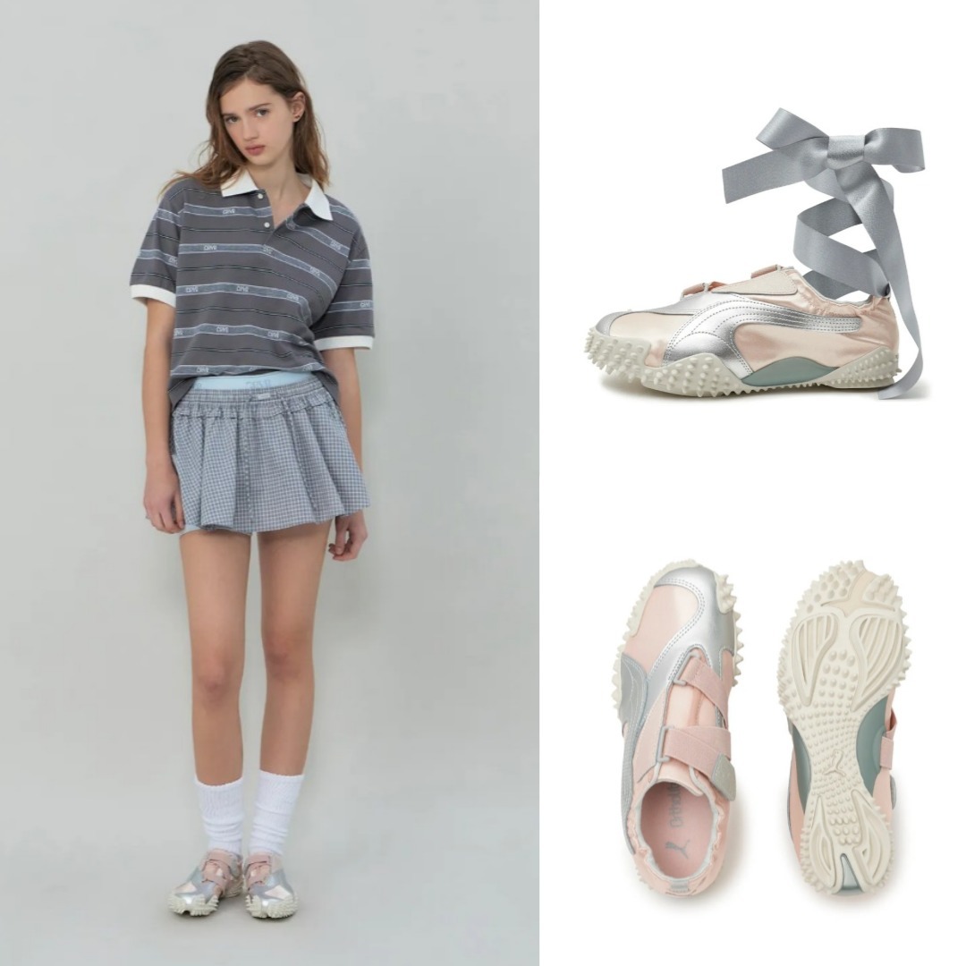 スニーカー [PUMA] Mostro Power & Grace - Pink: Silver