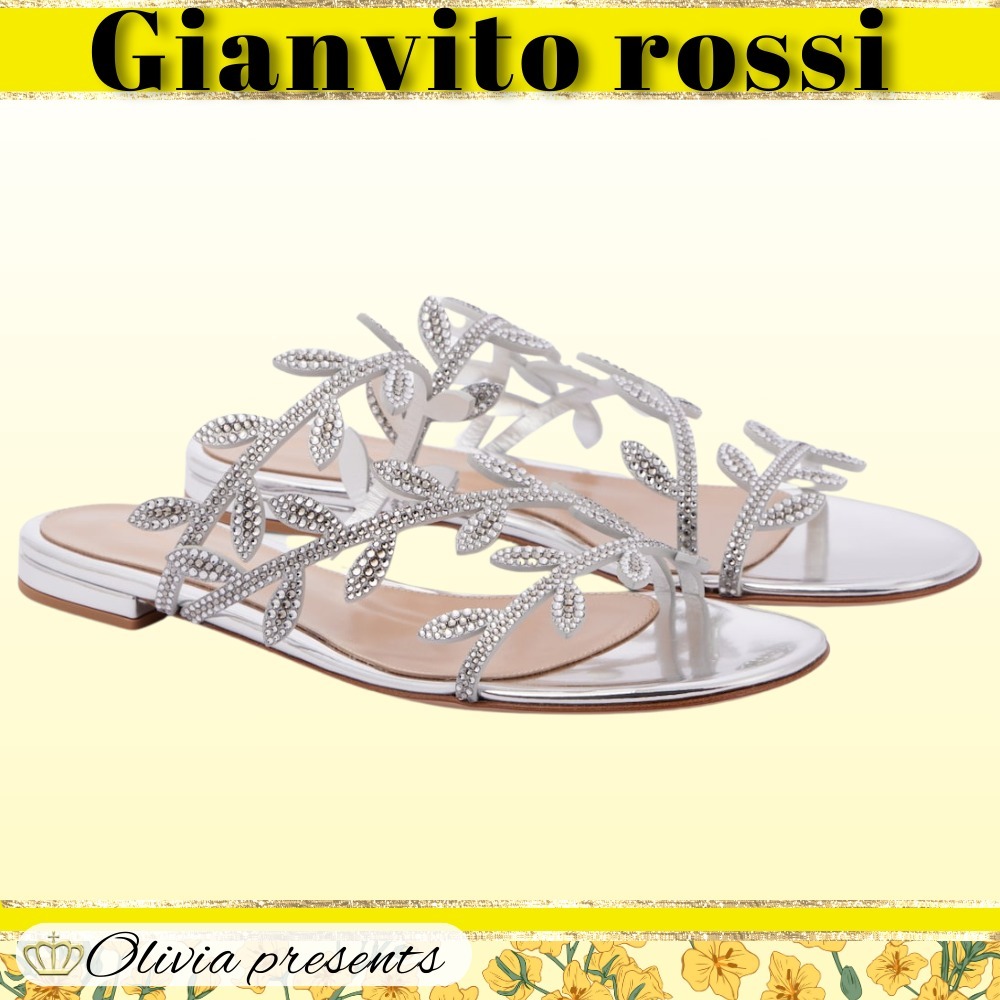 Gianvito Rossi>>フラビア装飾サンダル