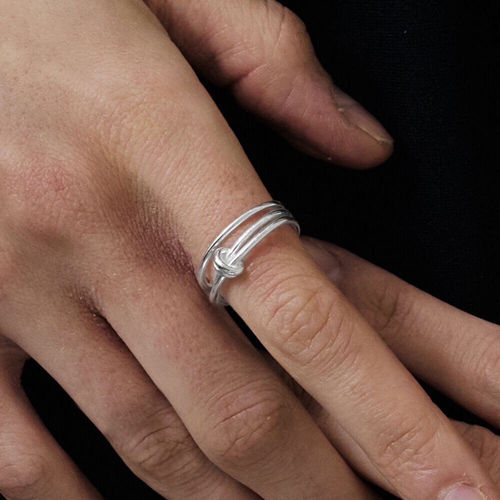 ★TOU★ NP026 Triple Twist Band Open Ring