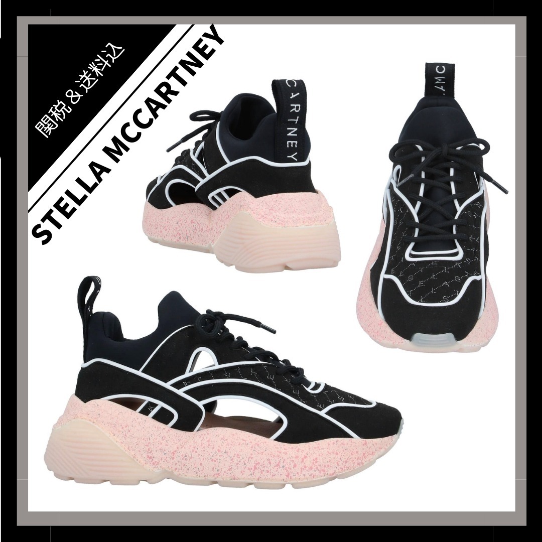 *STELLA McCARTNEY*スエード加工 バイカラーデザイン スニーカー