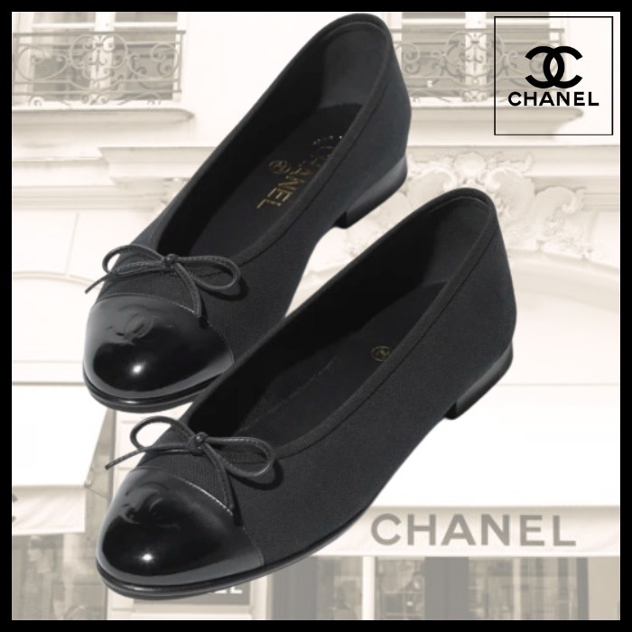 【カジュアルに合わせて☆】CHANEL バレエシューズ