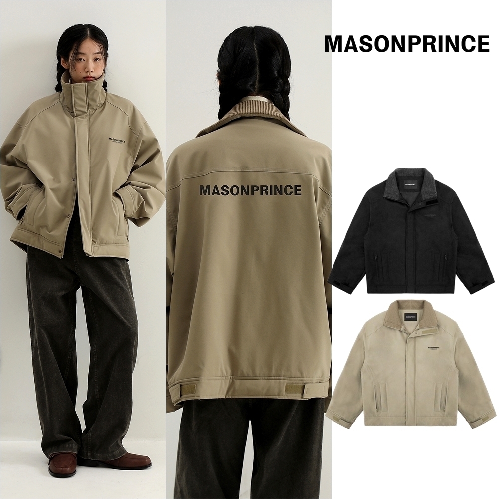 MASONPRINCE 厚手 スタンドカラーブルゾン 防水・防風