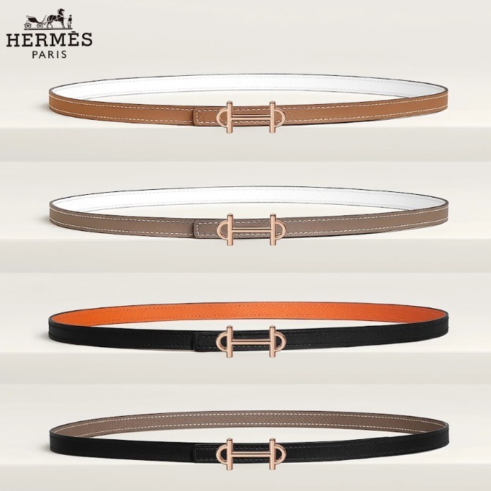 上品なデザイン☆【HERMES】リバーシブルベルト Gamma 13mm