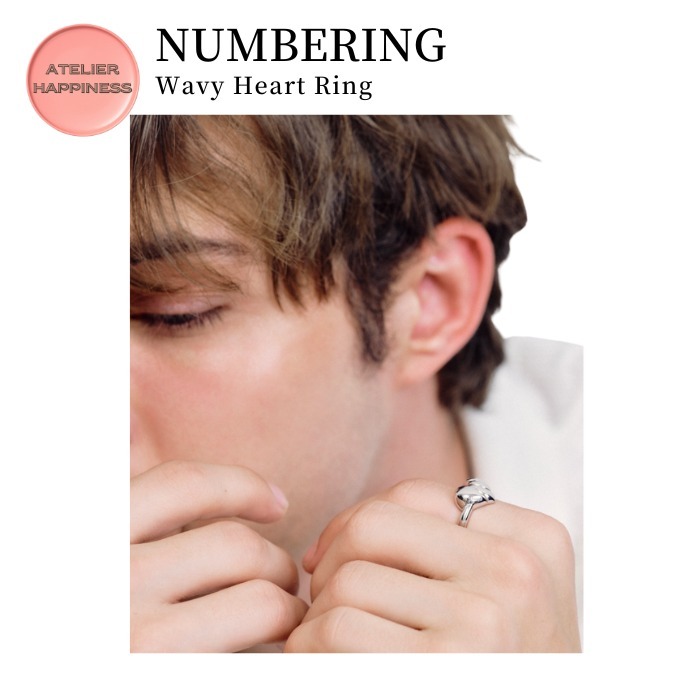 指輪・リング Numbering Wavy Heart Ring #8409 5BNY877 Wavy Heart Ring | Gold plated | Pandora US