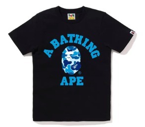 【A BATHING APE】ABC CAMO COLLEGE TEE 要在庫確認