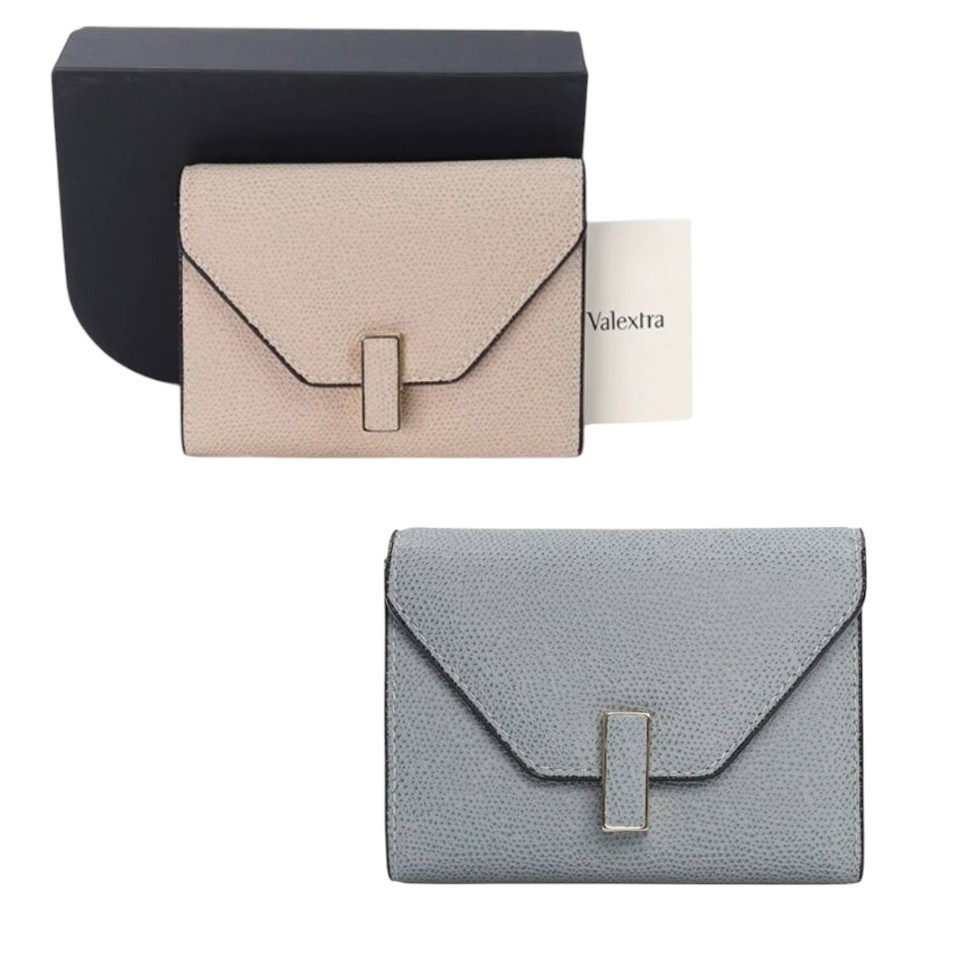 《Valextra》ISIDE レザー 折りたたみ財布