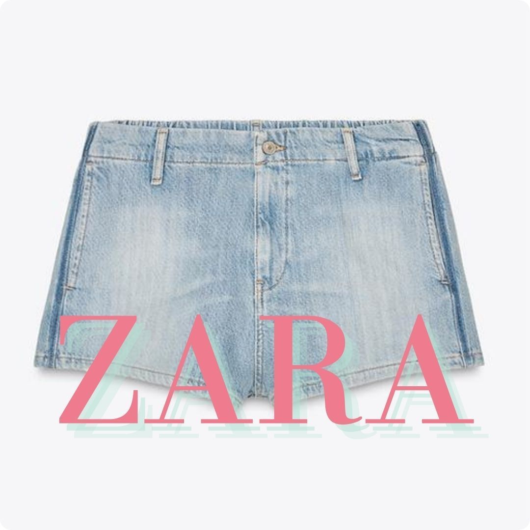 ZARA デニム TRF ショートパンツ 6688/002