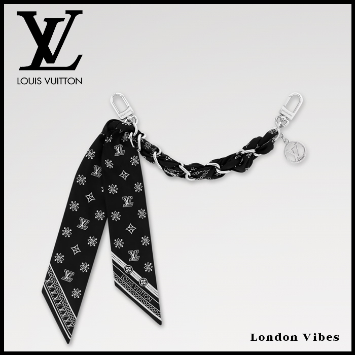 お洒落♪ Louis Vuitton LVバンダナ バッグチャーム