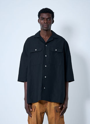 【関税込み】Rick Owens ブラック Hollywood V Tシャツ ブラック(黒)系 RICK OWENS(リックオウエンス) シャツ(メンズ