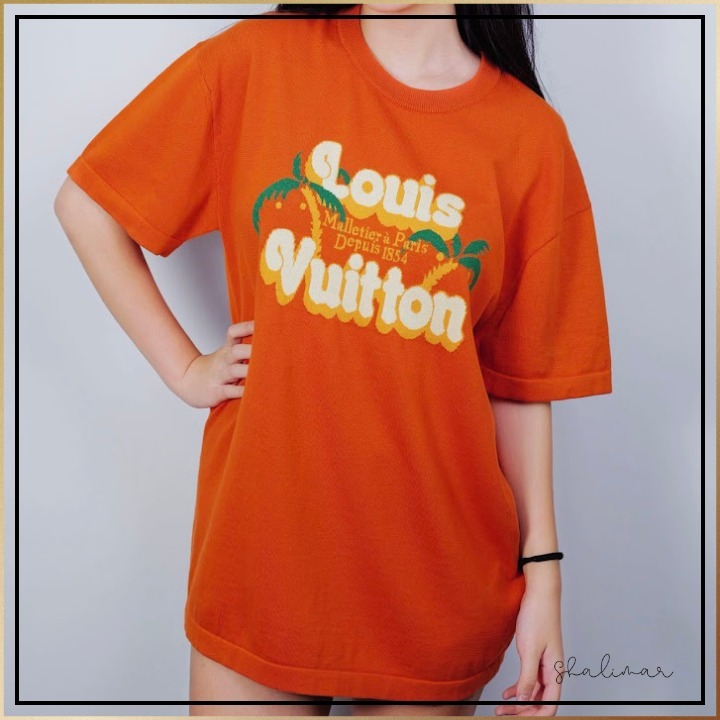 ビタミンカラー《Louis Vuitton》コットン Tシャツ 関税込