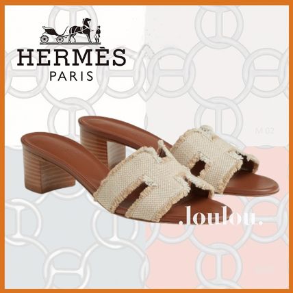 【フリンジ♪】HERMES サンダルOasis フリンジ HERMES Oasis(エルメス オアジス) - 海外通販のBUYMA