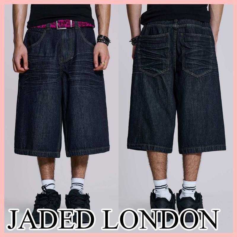 パンツ jaded london Jaded London ウオッシュデニムカーゴパンツ ダメージ加工