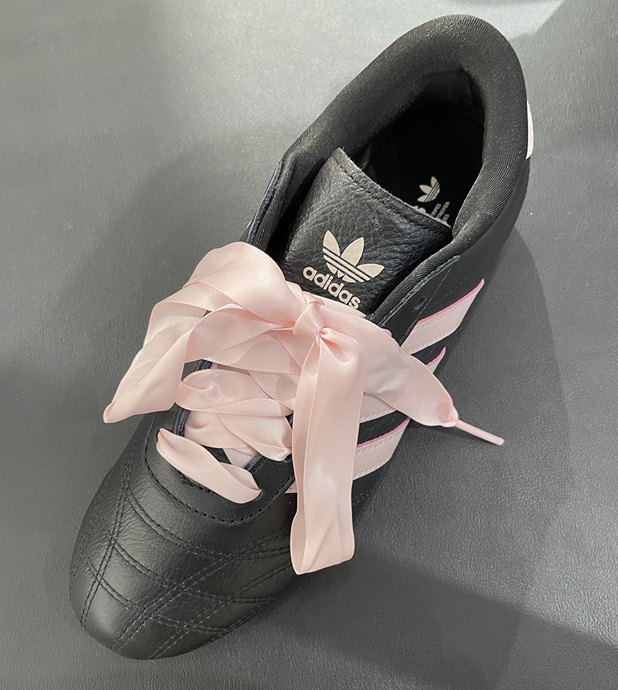 国内発送☆送料無料！adidas テコンドーレース ブラックピンク