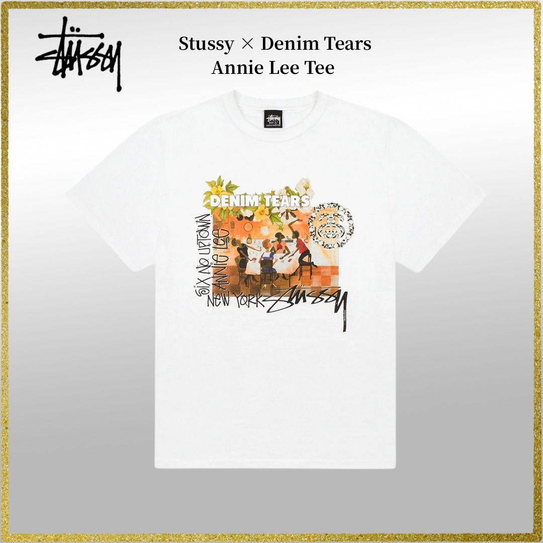 【SS25】Stussy × Denim Tears Annie Lee Tee ステューシー