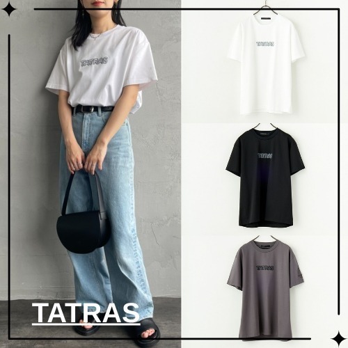 【タトラス】INDEZ ブランド ロゴ 刺繍 Tシャツ