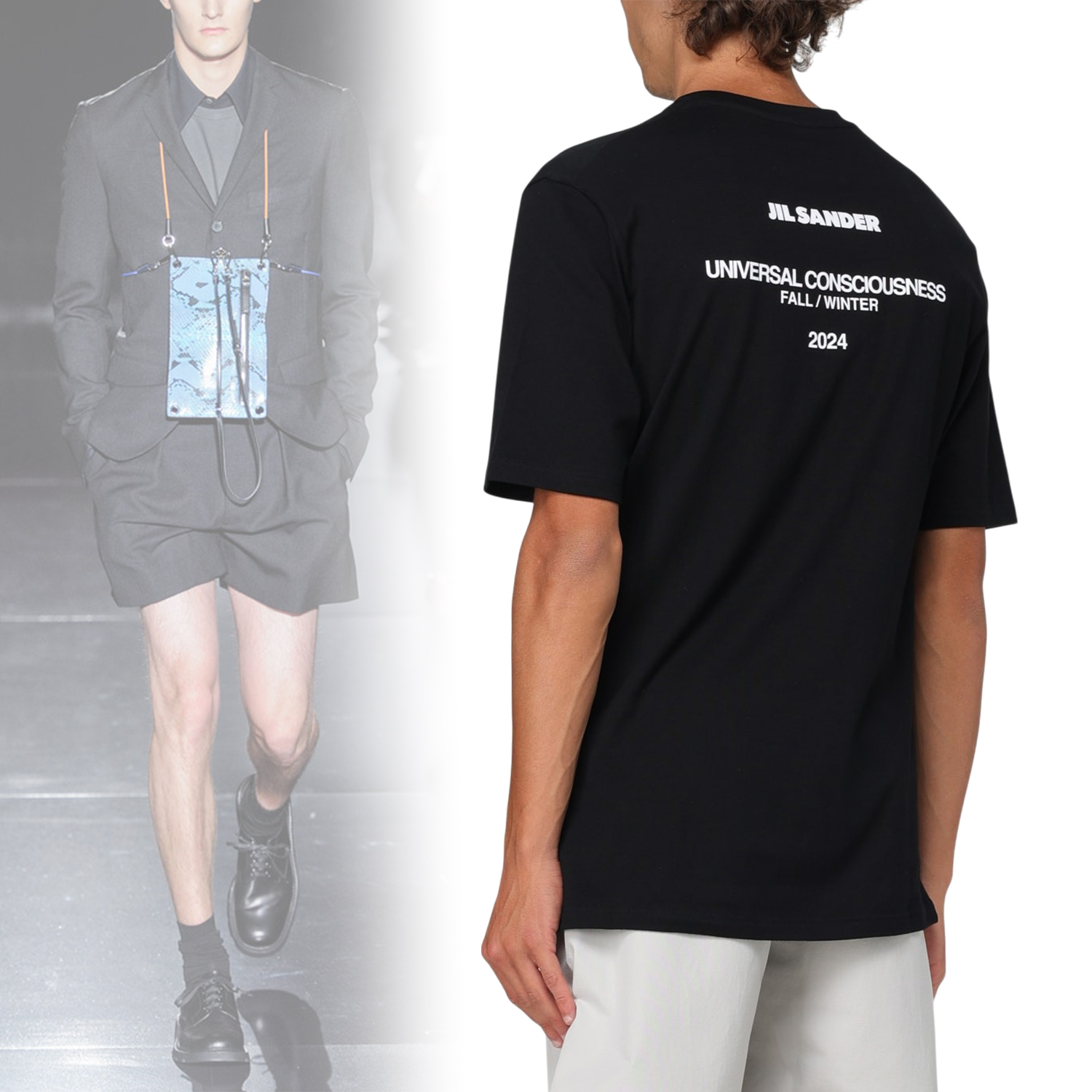 ◆JIL SANDER◆ 半袖 クルーネック コットン Tシャツ