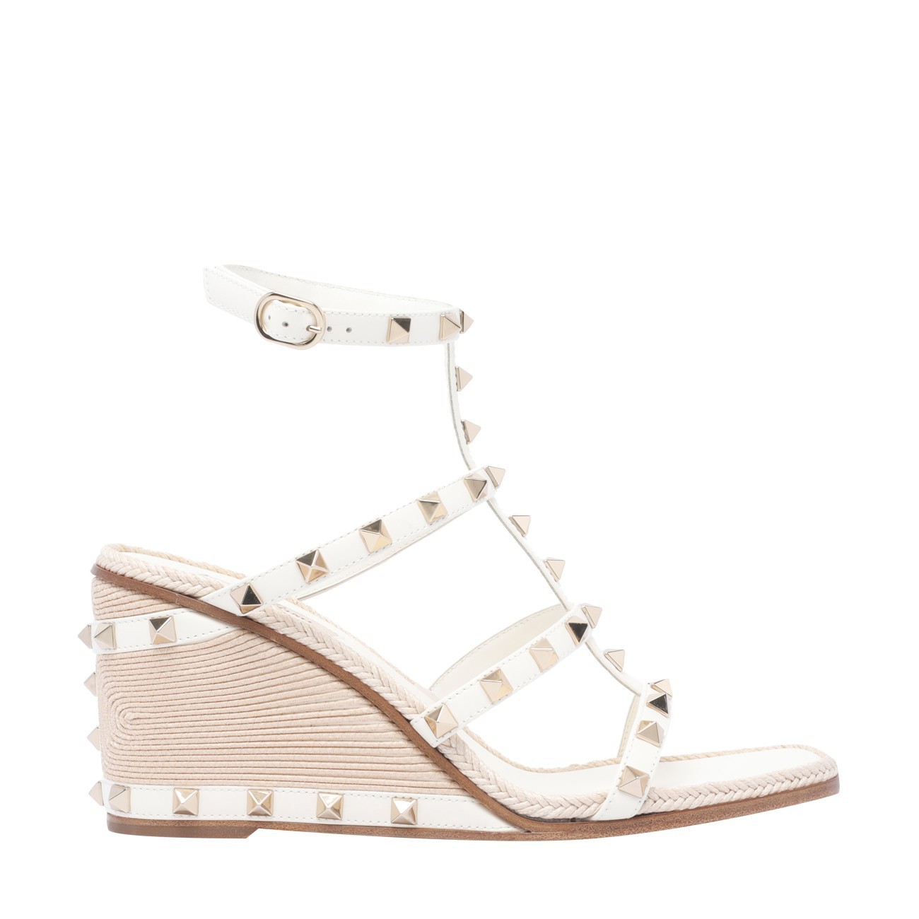 サンダル・ミュール VALENTINO GARAVANI ROCKSTUD WEDGES