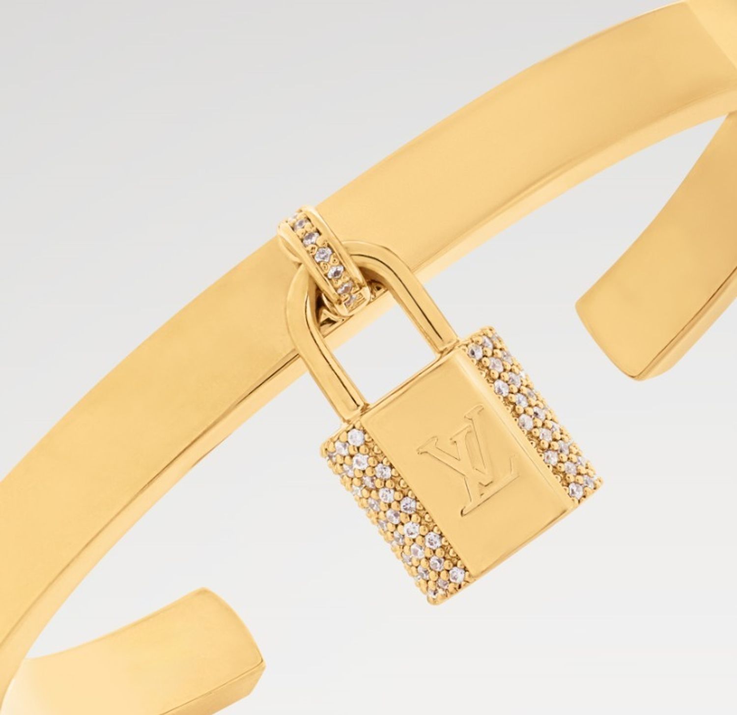 《エレガントに》ルイヴィトン LV Padlock ブレスレット