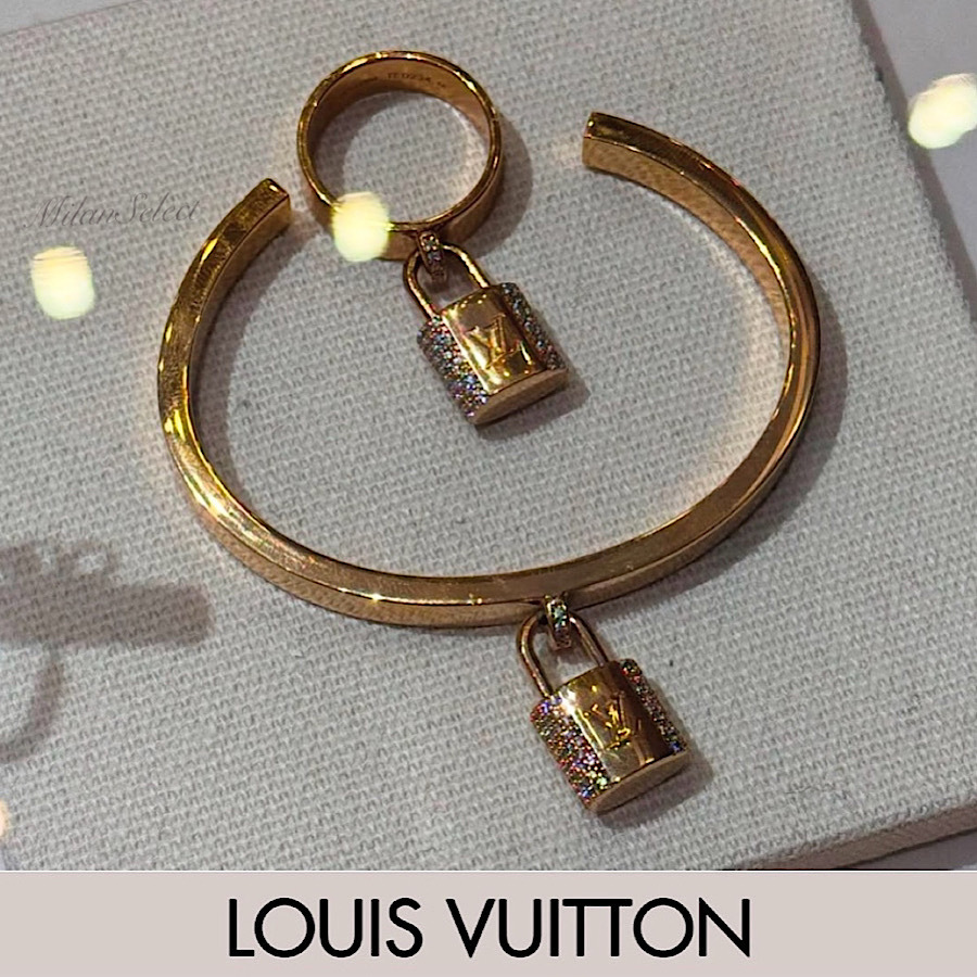 《エレガントに》ルイヴィトン LV Padlock ブレスレット