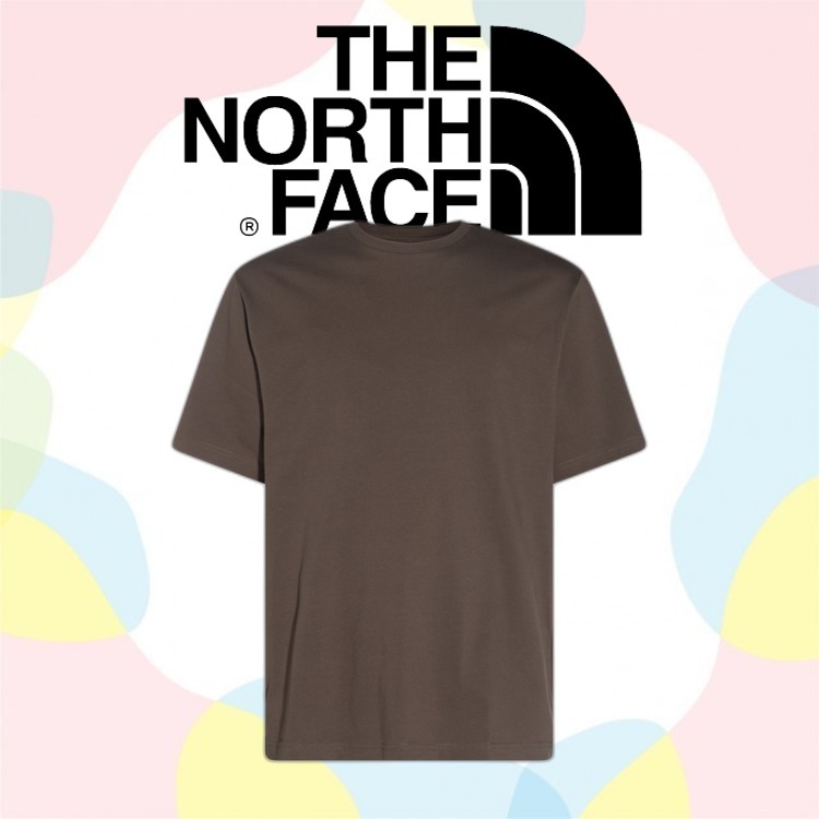 【THENORTHFACE】 brown cotton t-shirt （関税送料込）