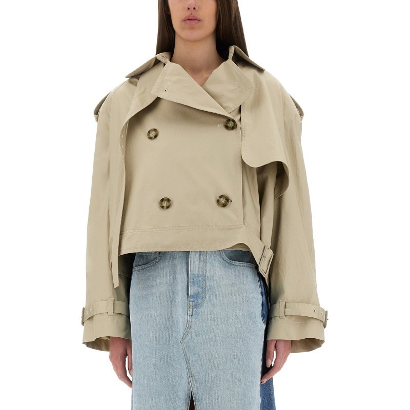 トレンチコート Stella McCartney SHORT TRENCH COAT WITH BELT