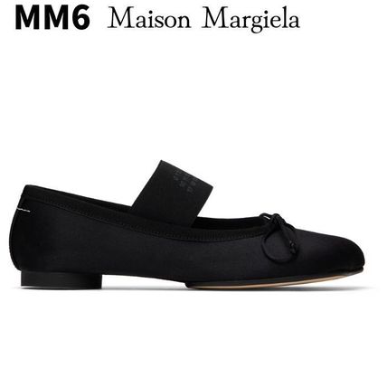 【MM6 Maison Margiela】★送料・関税込★バレリーナシューズ MM6 MAISON MARGIELA ANKLE STRAP BALLET PUMPS (MM6 Maison