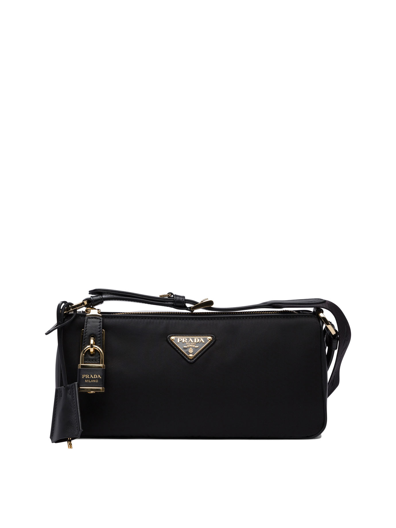 ショルダーバッグ・ポシェット Prada Re-Nylon and leather small shoulder bag
