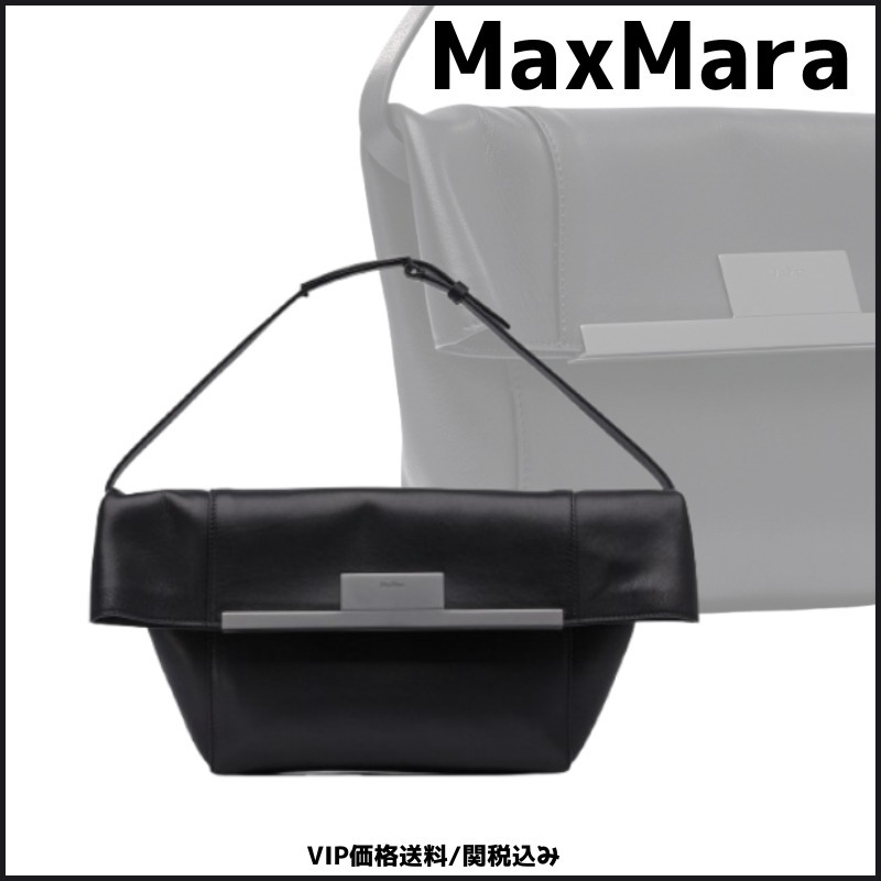 国内発送/送料関税込【Max Mara】レザー クロスボディバッグ