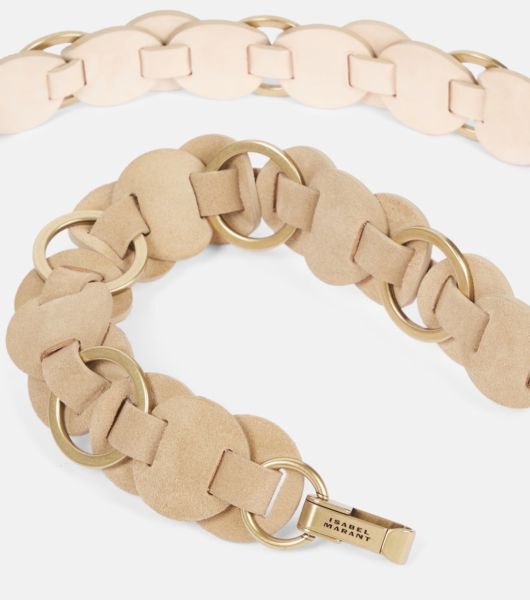【Isabel Marant】ロタ スエードベルト Isabel Marant Lota Belt in Black | FWRD