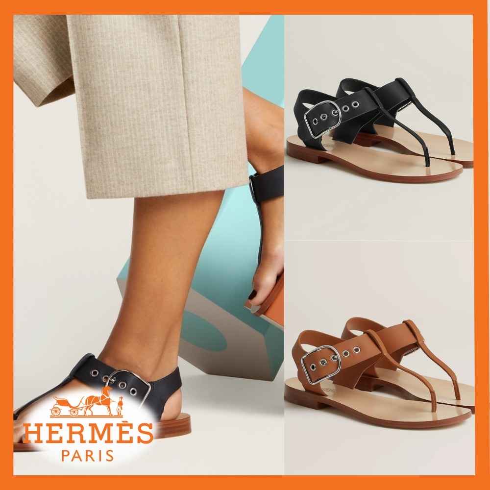 ラフ＆カジュアル♡【HERMES】Klip サンダル クリプ