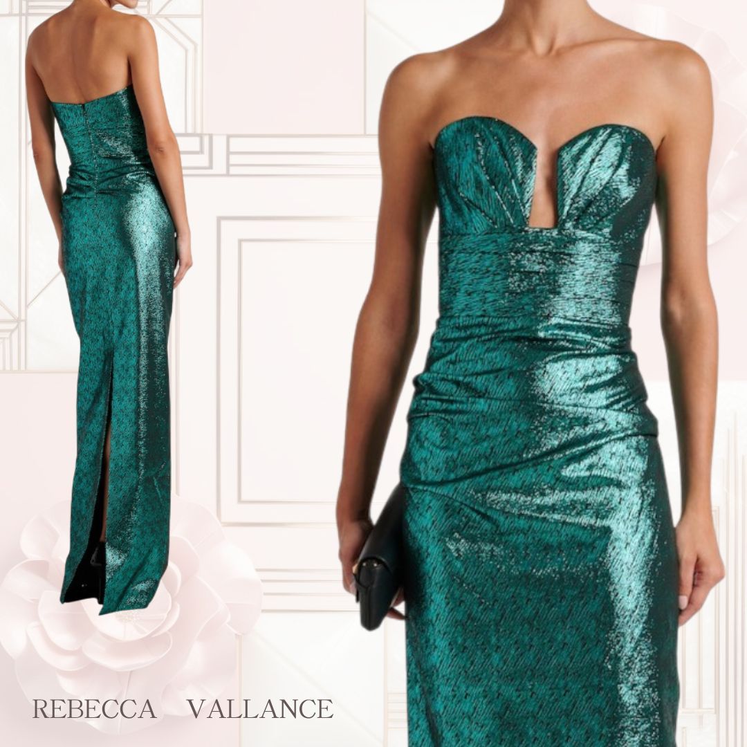 【REBECCA VALLANCE 】エルシーのオフショルダードレス